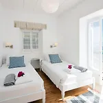 Beachfront Yellow House Upper Kaminaki Katavolos